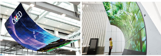 柔性OLED拼接屏和LCD黄瓜视频官网、LED显示屏有什么区别